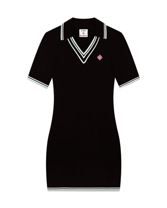 Robe Tennis en velours texturé