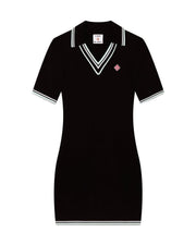 Robe Tennis en velours texturé