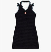 Robe Tennis en velours texturé