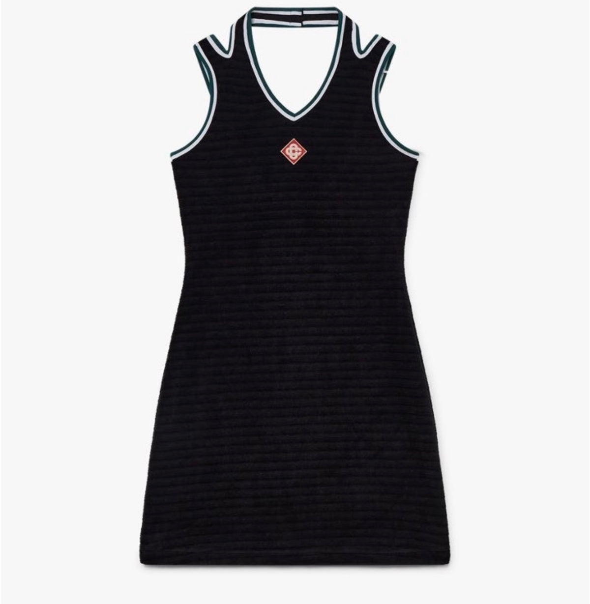 Robe Tennis en velours texturé