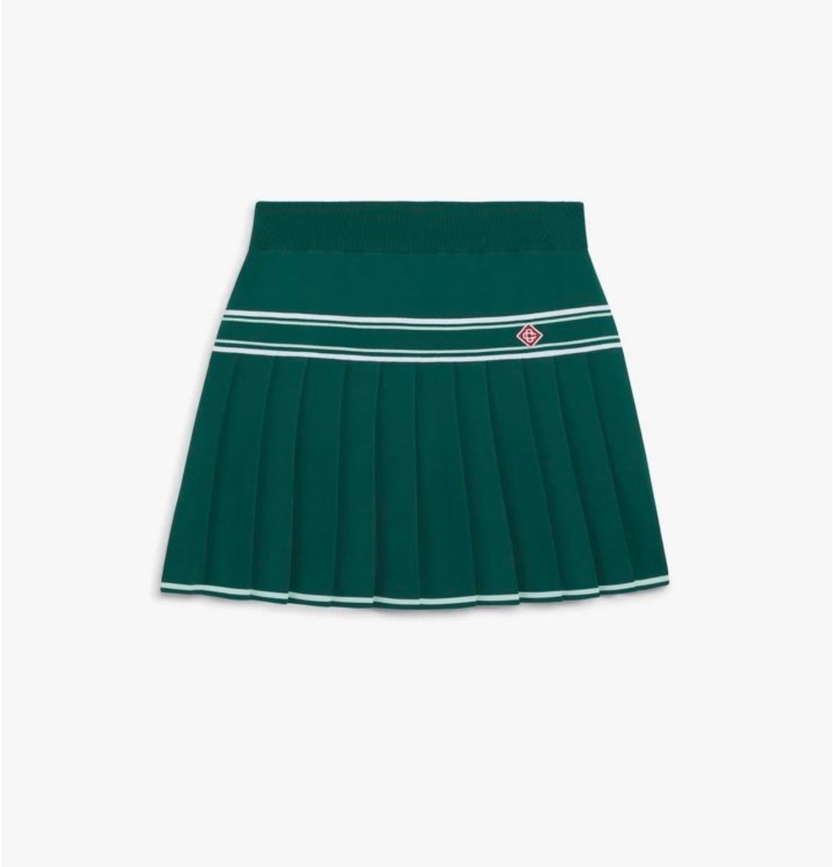 Ensemble en maille verte